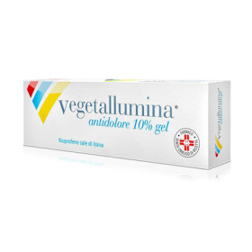 Vegetallumina Antidolore Gel 10% Ibuprofene sale di Lisina 50g