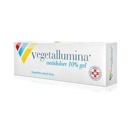 Vegetallumina Antidolore Gel 10% Ibuprofene sale di Lisina 50g
