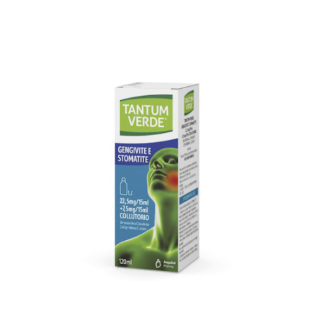 Tantum Verde Bocca Collutorio Benzidamina Cloridrato 120 ml