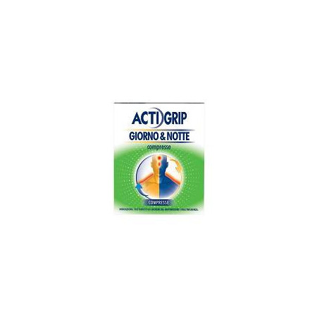 Actigrip Giorno & Notte Raffreddore e Influenza 12 4 Compresse