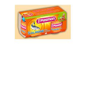 Plasmon Omogenizzato Salmone e Verdura 2 Vasetti da 80 g