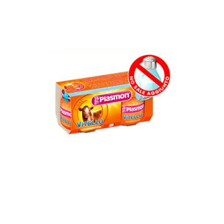 Plasmon Omogenizzato Vitello 2 Vasetti da 80 g