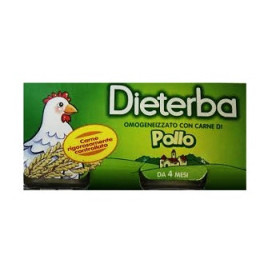 Dieterba Omogenizzato Pollo 3 Vasetti da 80 g
