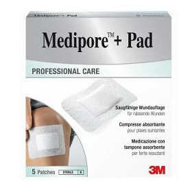 Medipore Pad Medicazione Sterile 10x10 cm 5 Pezzi