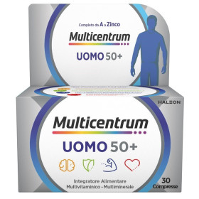 Multicentrum Uomo 50 Integratore Multivitaminico Multiminerale 30 Compresse