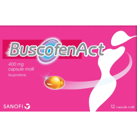 Buscofen Act 400 mg Ibuprofene Analgesico 12 Capsule Molli