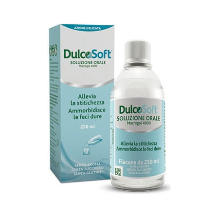 DulcoSoft Soluzione Orale Macrogol 4000 Contro la Stitichezza 250 ml