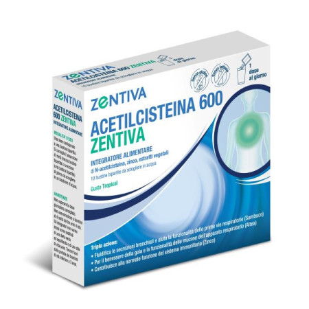 Acetilcisteina 600 Zentiva Integratore Benessere Vie Respira