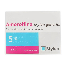 Amorolfina Mylan 5% Smalto Antimicotico Per Unghie 2,5 ml