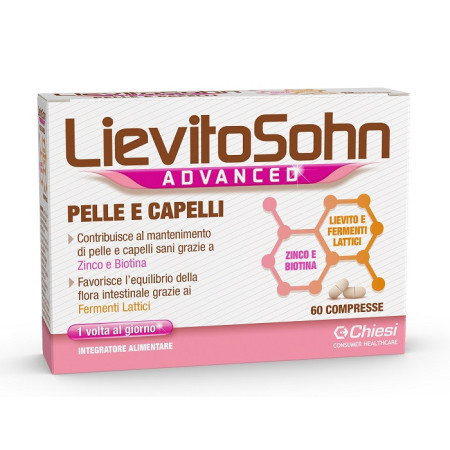 LievitoSohn Advanced Pelle e Capelli Integratore 60 Compresse