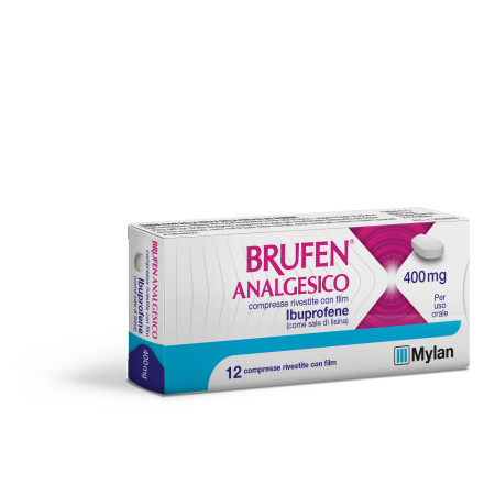 Brufen 400 mg Ibuprofene Analgesico 12 Compresse Rivestite