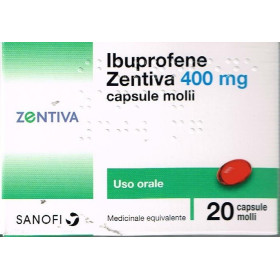 Ibuprofene Zentiva 400 mg Antinfiammatorio 20 Capsule Molli