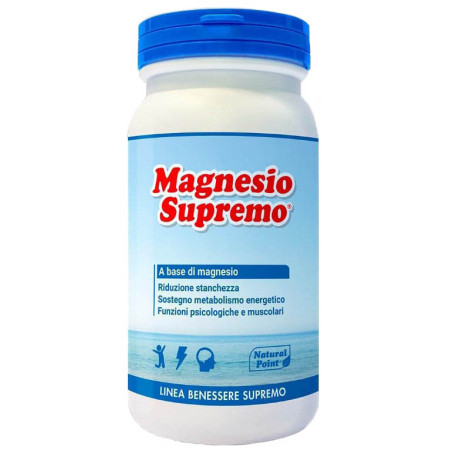 Natural Point Magnesio Supremo Integratore Per Stanchezza e Stress 150 Gr
