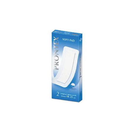 Safety Prontex Soft Pad Garza Adesiva 10x25cm 2 Pezzi