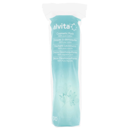 Alvita Dischetti Struccanti In Cotone 100 Pezzi