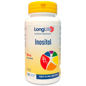 LongLife Inositol Integratore Metabolismo Dei Grassi a Base Di Inositolo 100 Tavolette