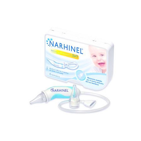 Narhinel Aspiratore Nasale Soft Neonati e Bambini 2 Ricambi Soft