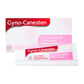Gyno-Canesten Crema Vaginale con 2% Clotrimazolo per Candida 30g 6 Applicatori Monodose