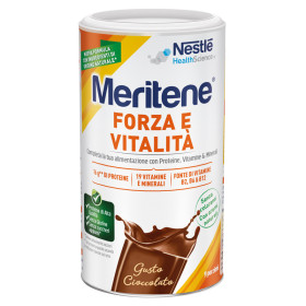 Meritene Forza e Vitalità Polvere Cioccolato Integratore Proteine Vitamine e Minerali 270 g