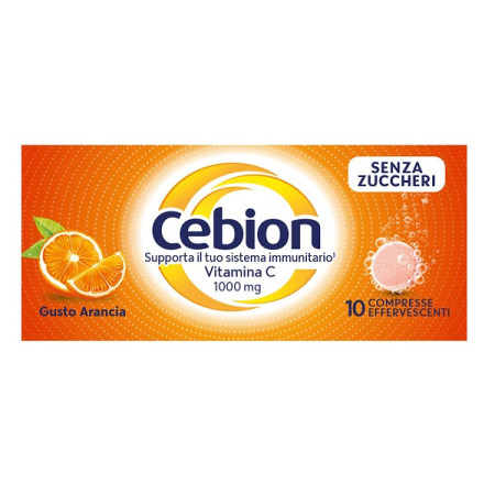 Cebion Effervescente Senza zucchero Integratore Vitamina C 10 Compresse