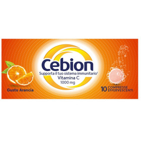 Cebion Effervescente Arancia Integratore Vitamina C 10 Compresse