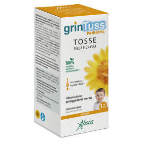 Grintuss Pediatric Sciroppo Bambini Tosse Secca e Grassa 180 g