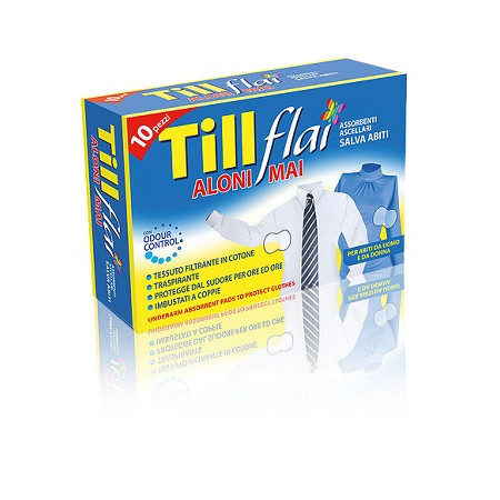 Till Flai Assorbenti Ascellari Salva Abiti 10 Pezzi