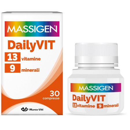 Massigen Dailyvit Integratore Multivitaminico Multiminerale 30 Compresse