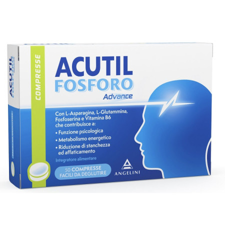 Acutil Fosforo Advance Integratore Per Memoria e Concentrazione 50 Compresse