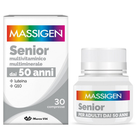 Massigen Dailyvit Senior Integratore Multivitaminico e Multiminerale 30 Compresse