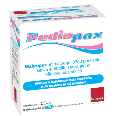 Pediapax Polvere Contro La Stitichezza 20 Bustine