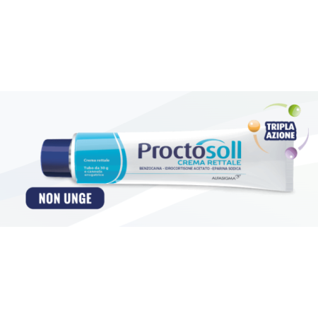 Proctosoll Crema Rettale Contro Emorroidi Benzocaina 30 g