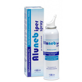 Aluneb Iper Spray Nasale Soluzione Ipertonica 3% Decongestionante 125 ml