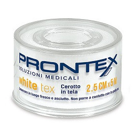 Safety Prontex White Tex Cerotto In Tela Aerata 5m x 2,5 cm