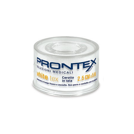 Safety Prontex White Tex Cerotto In Tela Aerata 5m x 2,5 cm