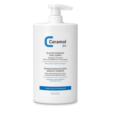 Ceramol 311 Olio Detergente Viso Corpo Flacone 400 ml