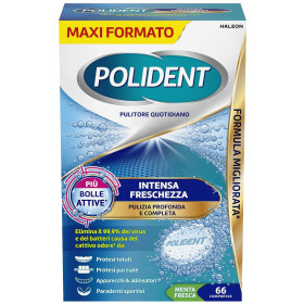 Polident Tripla Freschezza Pulitore per Protesi e Dentiere 66 Compresse