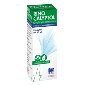 Rino Calyptol 0,5 mg/ml Ossimetazolina Spray Nasale Decongestionante 15 ml