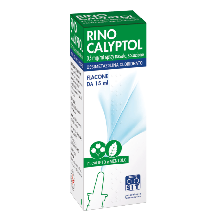 Rino Calyptol 0,5 mg/ml Ossimetazolina Spray Nasale Decongestionante 15 ml