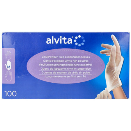 ALVITA GUANTI VINILE S/POLV M