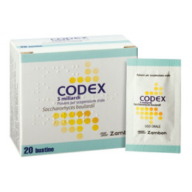 Codex 5 miliardi 250 mg Saccharomyces boulardii 20 Bustine