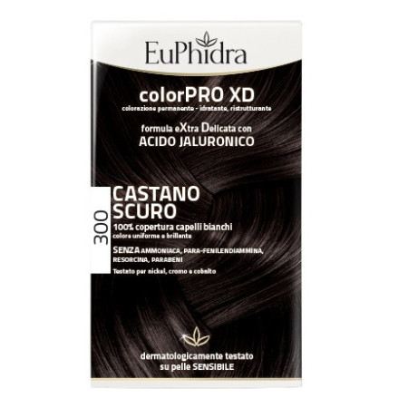 EuPhidra ColorPRO XD Tintura Extra Delicata Colore 300 Castano Scuro