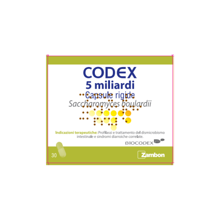 Codex 5 Miliardi Saccaromiceti Boulardii 250 mg 30 Capsule