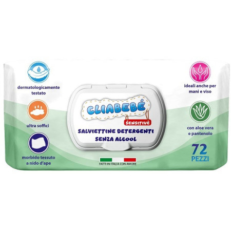 CLIABEBE' SALVIETTINE 72PZ