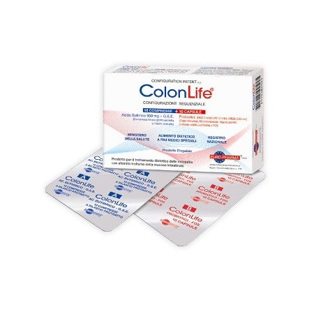 Colonlife Integratore Trattamento Coleopatie 10 Compresse 10 Capsule