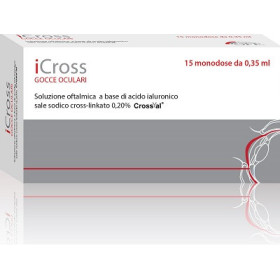 iCrossgel Soluzione Oftalmica Protezione Corneale 15 Flaconcini Monodose