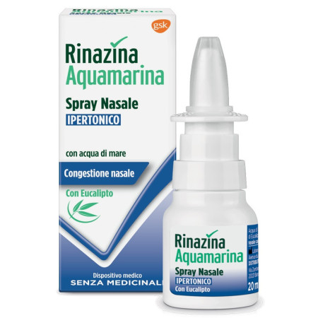 Rinazina Aquamarina Spray Nasale Ipertonico 20 ml