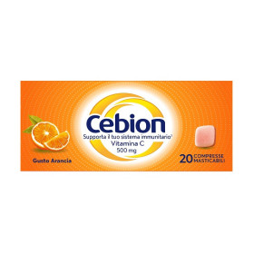 Cebion Arancia Integratore di Vitamina C 20 Compresse Masticabili