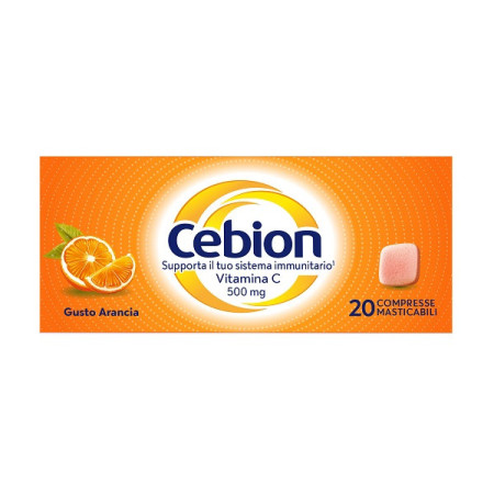 Cebion Arancia Integratore di Vitamina C 20 Compresse Masticabili