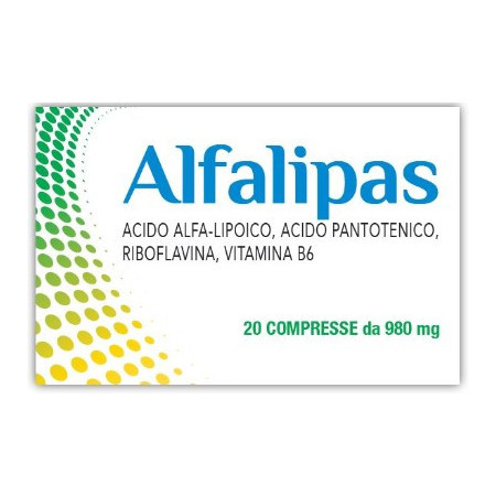Alfalipas Integratore di Acido Alfa-Lipoico 20 Compresse